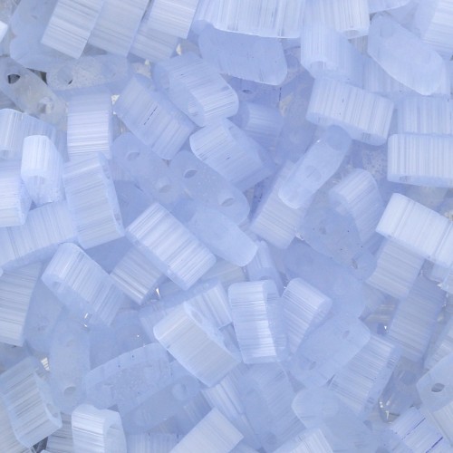 Miyuki Half Tila Beads 5x2.3x1.9mm HTL-2562-1 - Silk Pale Blue x10g