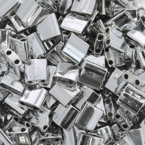 Miyuki Tila Beads 5x5x1.9 mm TL-55006- Crystal Full Labrador x10g