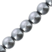 Perles rondes nacrées 3 mm Grey x100|raw }}