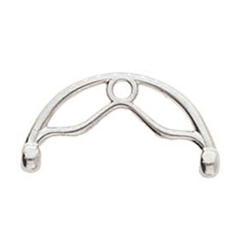 Cymbal - Embout pour tissage de perles Rocaille 8/0 18.5mm Sitanos II Arg vieil x1