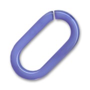 Maillon ovale 42 mm Chalk Blue x1|raw }}