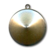 Serti pendentif à coller pour cabochon PureCrystal 1122 18 mm - Bronze x1