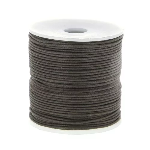 Coton ciré 1 mm Brun x50 m
