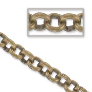 Chaîne maille Jaseron 4.8 mm bronze x1m|raw }}