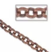 Chaîne maille Jaseron 3.5 mm cuivré vieilli x1m