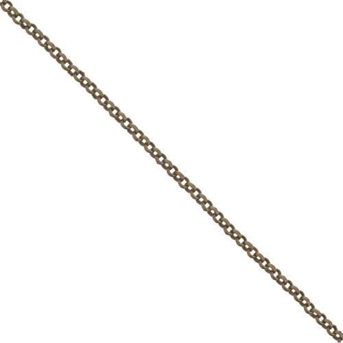 Chaîne maille Jaseron 3.5 mm bronze x1m