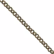 Chaîne maille Jaseron 3.5 mm bronze x1m