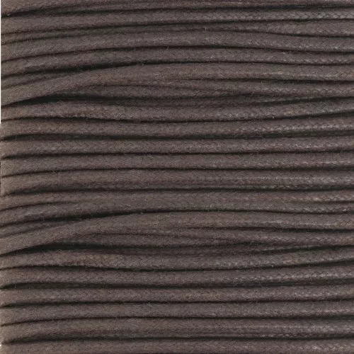 Coton ciré 2 mm Brun x5 m