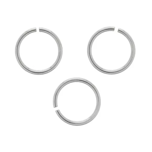Anneaux ouverts 7x0.7 mm en Acier inoxydable 316L x10