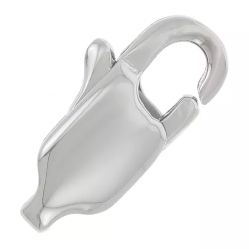 Fermoir mousqueton allongé 11 mm - Acier inoxydable 316L x1