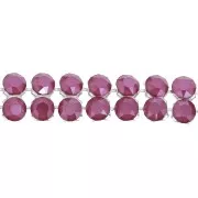 PureCrystal Crystal Mesh 40001 2 rangs 5,3 mm Crystal Peony Pink x5cm