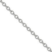 Chaîne maille Forçat 2.2 mm en Acier inoxydable 316L x1m|raw }}