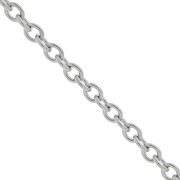 Chaîne maille Forçat 3.1 mm en Acier inoxydable 316L x1m