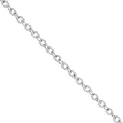 Chaîne maille Forçat limée 1.5 mm en Acier inoxydable 316L x1m