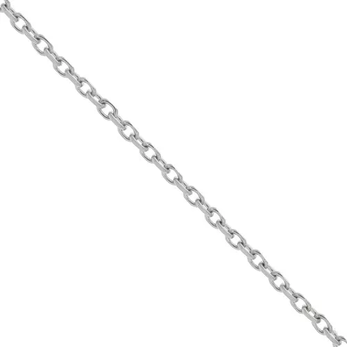 Chaîne maille Forçat limée plat 1.3 mm en Acier inoxydable 316L x1m