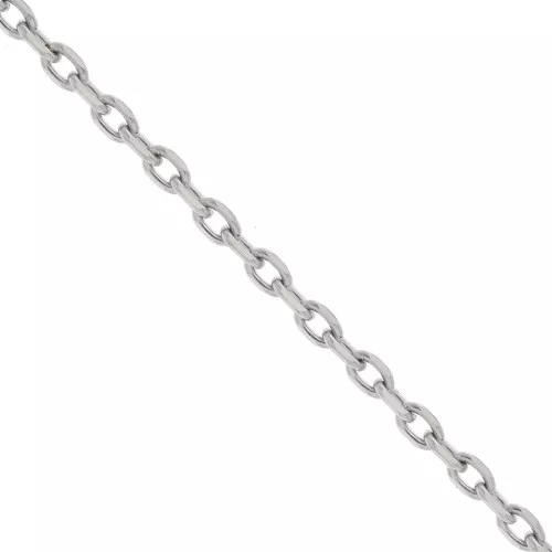 Chaîne maille Forçat limée 2 mm en Acier inoxydable 316L x1m