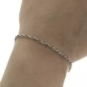 Chaîne maille Jaseron 2.7 mm en Acier inoxydable 316L x1m