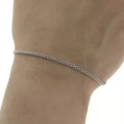 Chaîne maille Gourmette 2.1 mm en Acier inoxydable 316L x1m