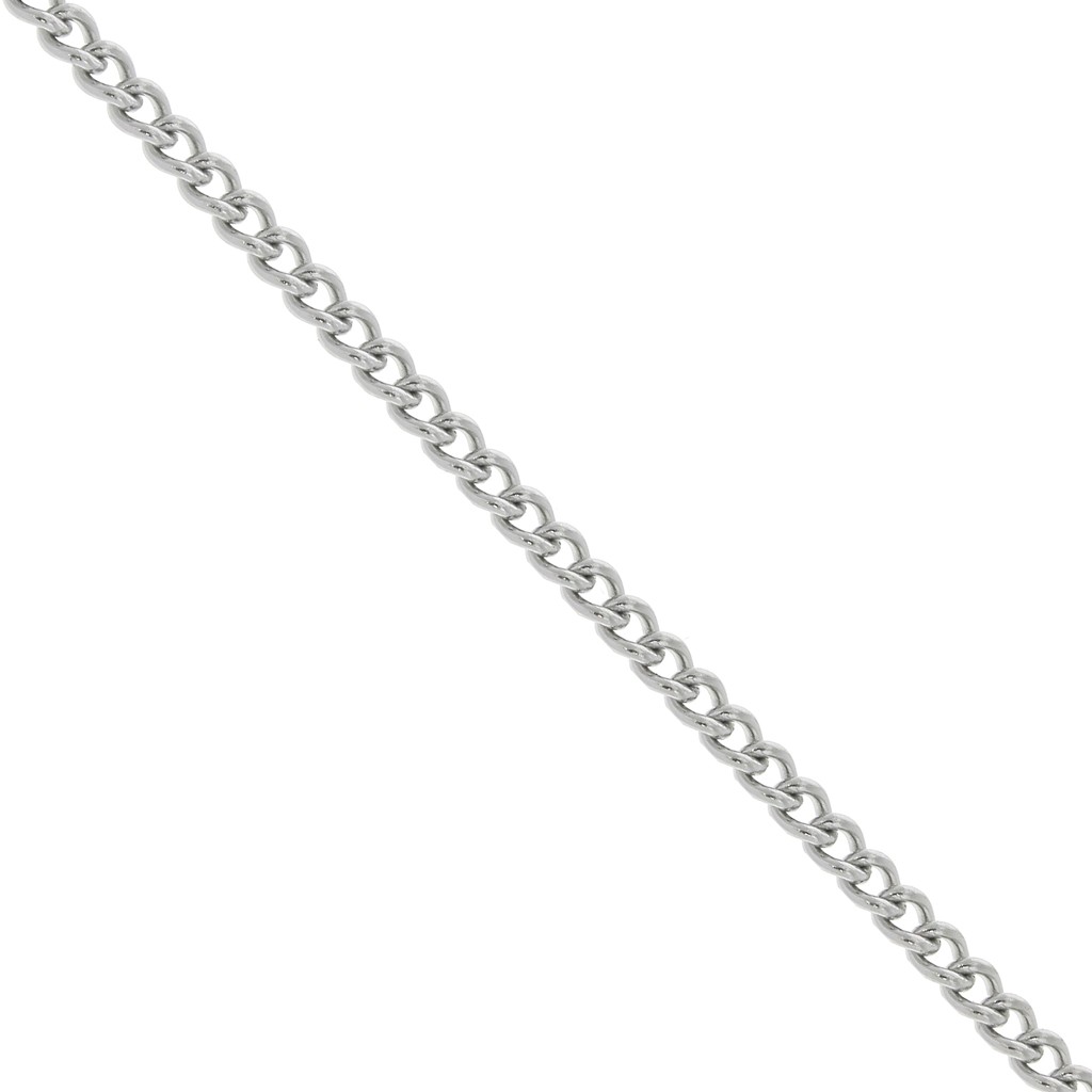 Chaîne Gourmette Soudée 4x3mm - 1 Mètre - Acier Inoxydable - Hypoallergénique