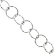 Chaîne maille Forçat ronde 4 mm en Acier inoxydable 316L x1m