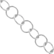 Chaîne maille Forçat ronde 4 mm en Acier inoxydable 316L x1m