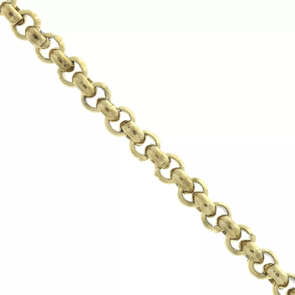 Chaîne Maille Jaseron En Argent 925/1000 – Longueur 45 Cm, épaisseur 3 Mm – Bijouxia – Neuf Avec étiquette