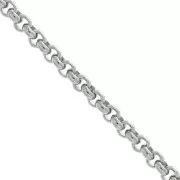 Chaîne maille Jaseron 3 mm en Acier inoxydable 316L x1m