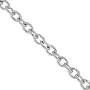 Chaîne maille Forçat 2 mm en Acier inoxydable 316L x1m