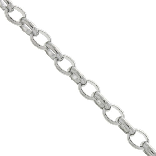 Chaîne maille Jaseron ovale 3.5 mm - Acier inoxydable 316L x1m