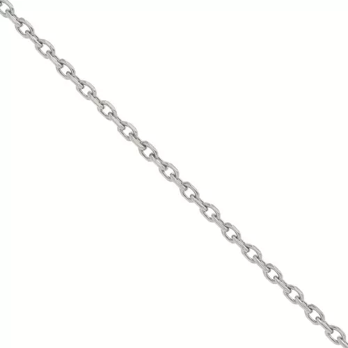 Chaîne maille Forçat limée 1.3 mm en Acier inoxydable 316L x1m