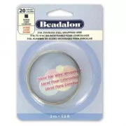 Fil carré 0.81 mm - Acier inoxydable 316L x3m