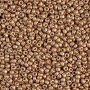 Rocaille Miyuki Duracoat 11/0 4204F - Galvanized Mat Champagne x100g