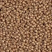 Rocaille Miyuki Duracoat 11/0 4204F - Galvanized Mat Champagne x100g