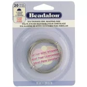 Fil demi-rond 0.81 mm - Acier inoxydable 316L x9m