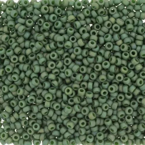 Rocaille Miyuki 11/0 4700 - Opaque Glazed Shamrock Mat AB x8g