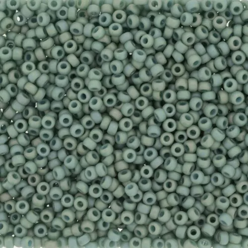 Rocaille Miyuki 11/0 4701 - Opaque Glazed Celadon Mat AB x8g