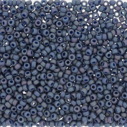 Rocaille Miyuki 11/0 4703 - Opaque Glazed Bayberry Mat AB x8g