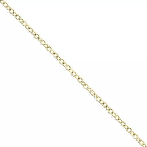 Chaîne maille Forçat 1.45 mm en Acier inoxydable 316L Doré x50cm