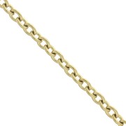 Chaîne maille Forçat 3.8 mm en Acier inoxydable 316L Doré x50cm|raw }}