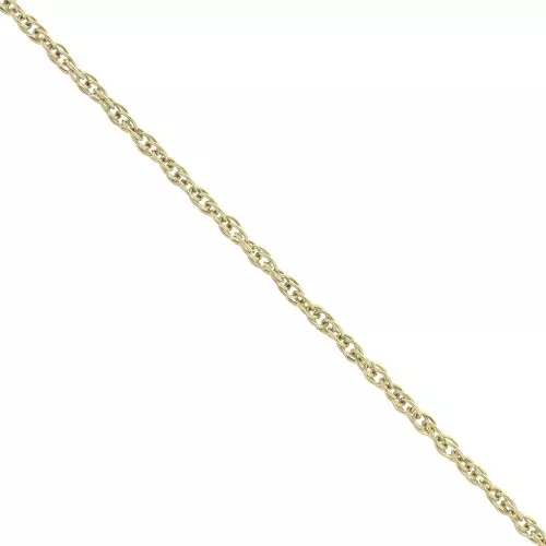 Chaîne maille Corde 1.5 mm en Acier inoxydable 316L Doré x50cm