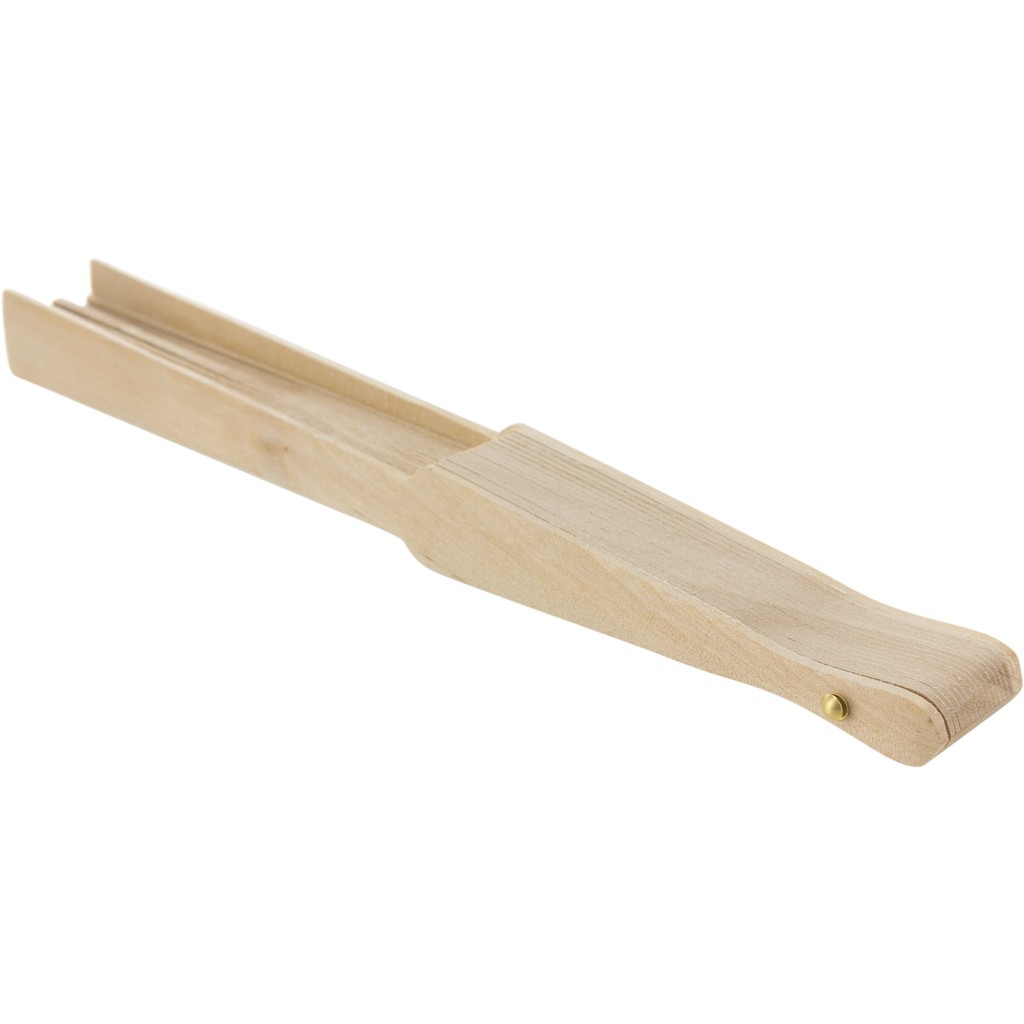 Monture Pour Eventail En Bois Avec Sa Notice Naturel X1 Perles Co