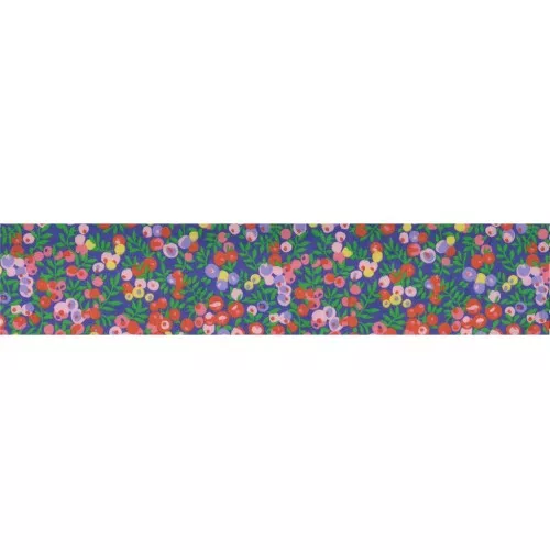 Biais en tissu Liberty - Wiltshire - Cobalt x1m