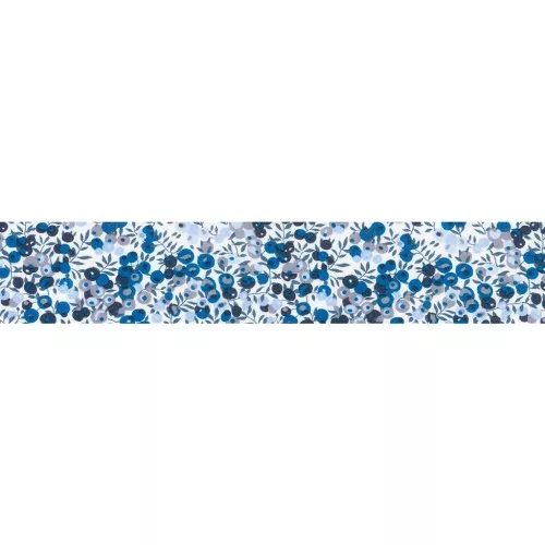 Biais en tissu Liberty - Wiltshire - Curaçao x1m