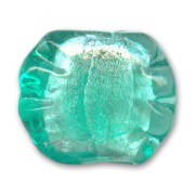 Perles plates - palets - Feuille d'Argent 17x20 mm Mint x4|raw }}