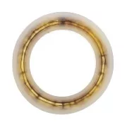 Moule silicone pour réaliser des bracelets facettés en résine 56x16x8 mm x1