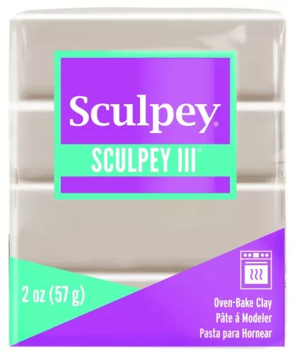 Pâte Sculpey III 57 gr Gris Elephant (n°1645)