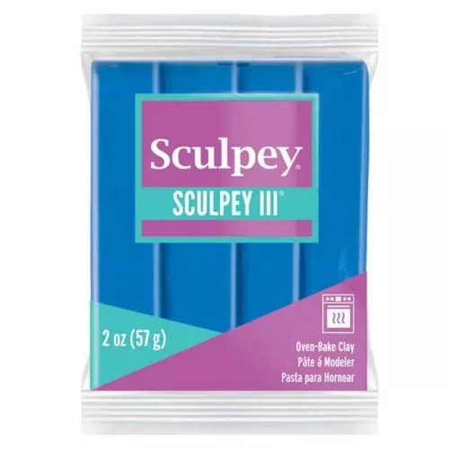 Pâte Sculpey III 57 gr Bleu (n°063)