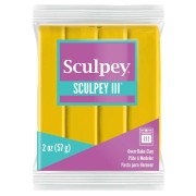 Pâte Sculpey III 57 gr Jaune (n°072)