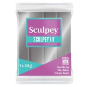 Pâte Sculpey III 57 gr Argent (n°1130)|raw }}
