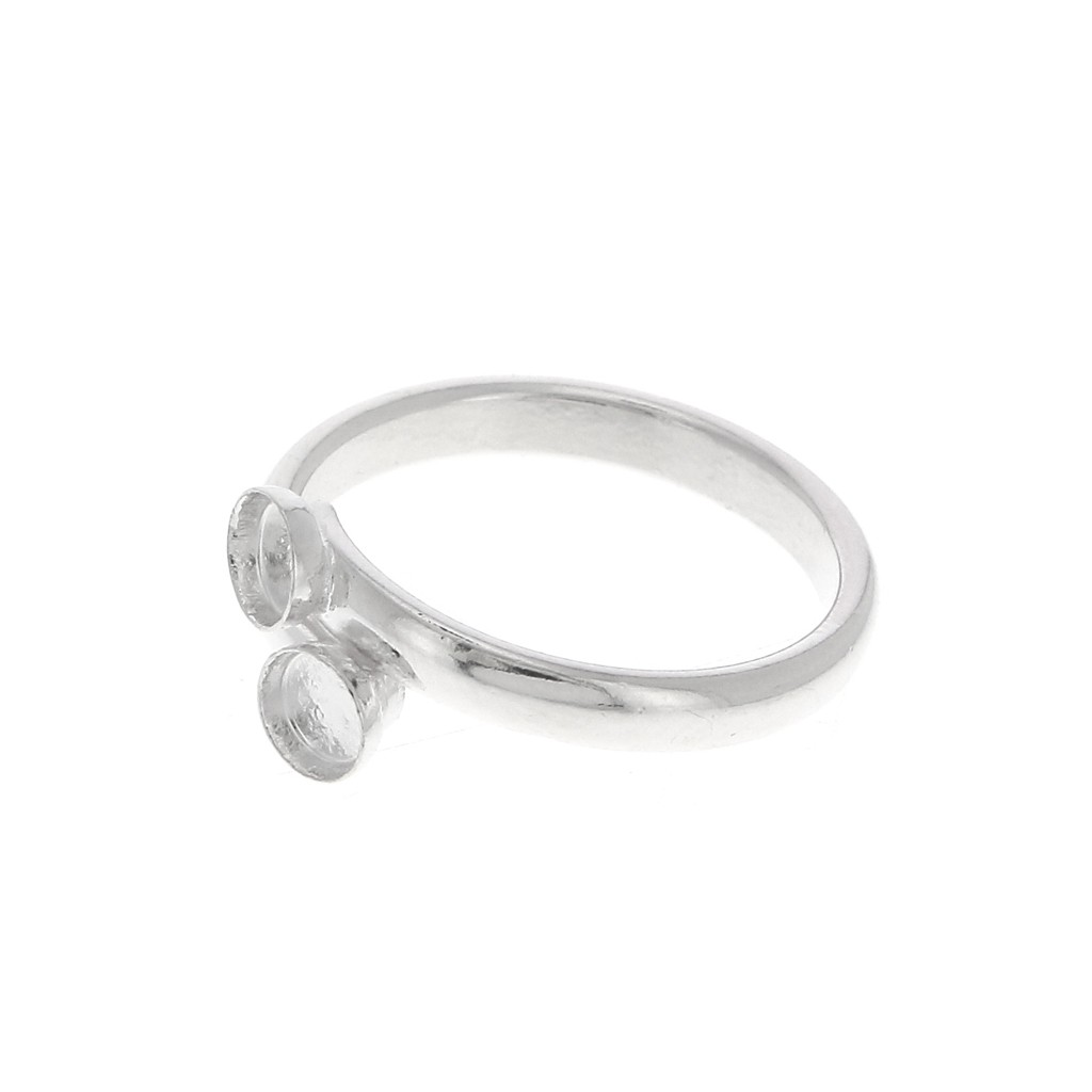 Bague Gothique Noire Ajustable - Cabochon Strass, Alliage Et Acrylique, Taille Réglable (54 à 64)